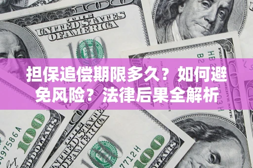 济南担保追偿期限多久？如何避免风险？法律后果全解析