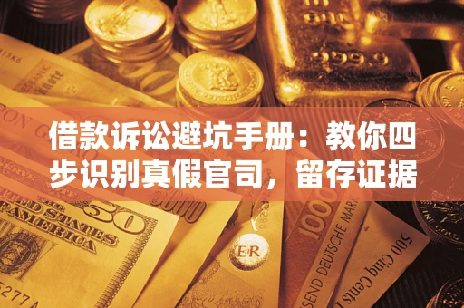 济南借款诉讼避坑手册：教你四步识别真假官司，留存证据不踩雷
