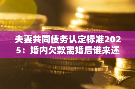 济南夫妻共同债务认定标准2025：婚内欠款离婚后谁来还？