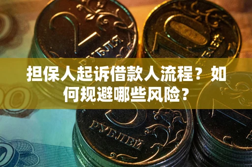 济南担保人起诉借款人流程？如何规避哪些风险？