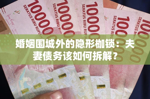 济南婚姻围城外的隐形枷锁：夫妻债务该如何拆解？
