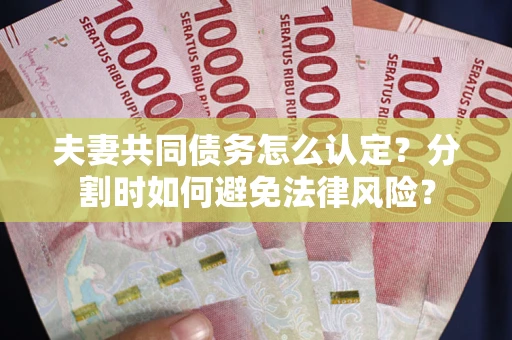 济南夫妻共同债务怎么认定？分割时如何避免法律风险？